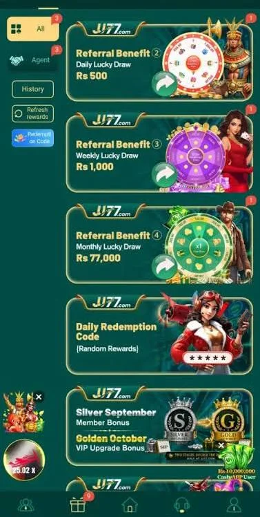 JJ77 Game banner 3