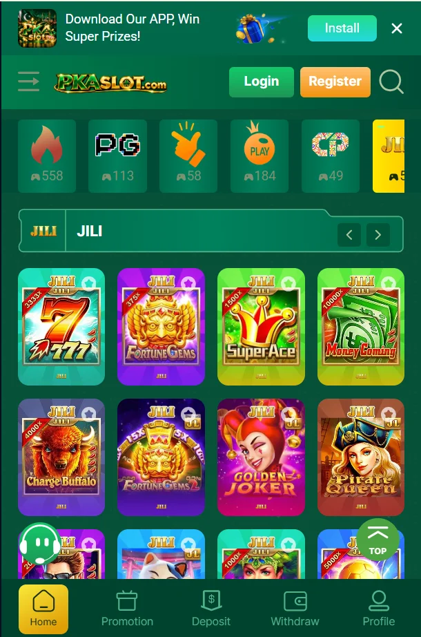 PKASLOT Games
